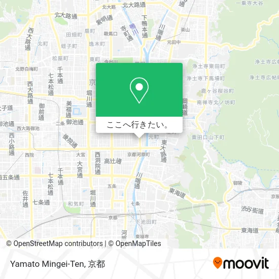 Yamato Mingei-Ten地図