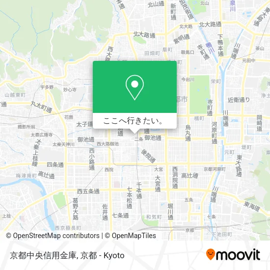 京都中央信用金庫地図