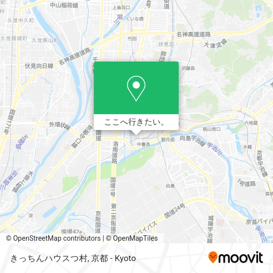 きっちんハウスつ村地図
