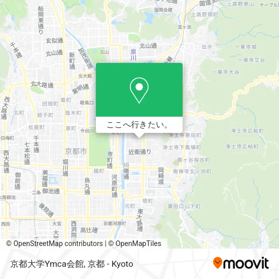 京都大学Ymca会館地図