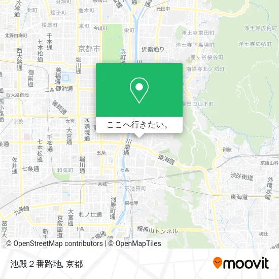 池殿２番路地地図
