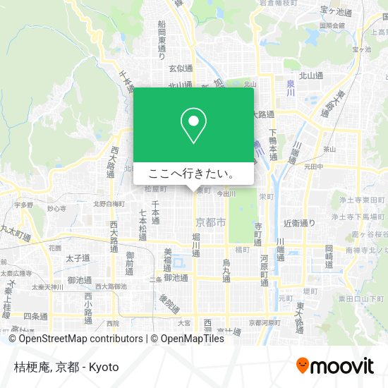 桔梗庵地図