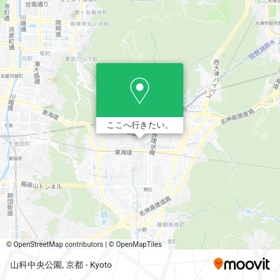 山科中央公園地図