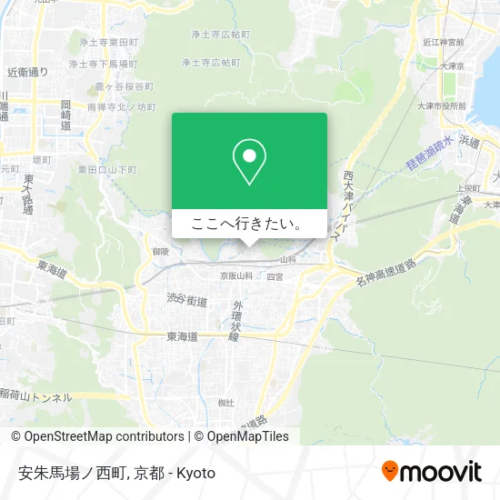 安朱馬場ノ西町地図