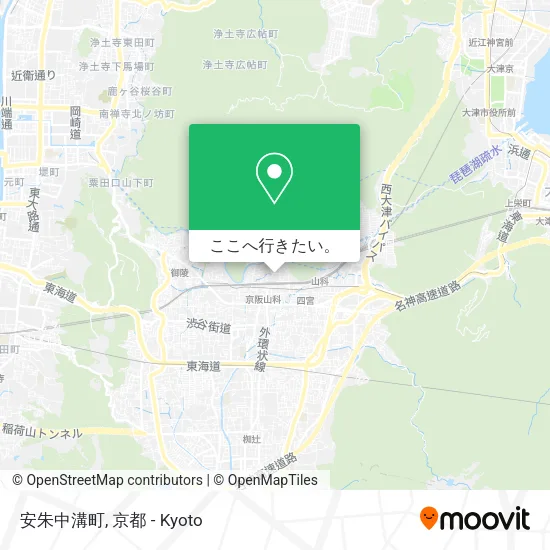 安朱中溝町地図