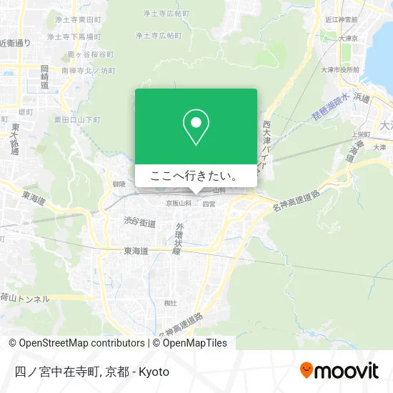 四ノ宮中在寺町地図