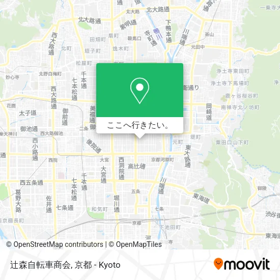 辻森自転車商会地図