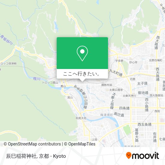 辰巳稲荷神社地図