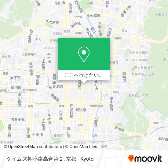 タイムズ押小路高倉第２地図