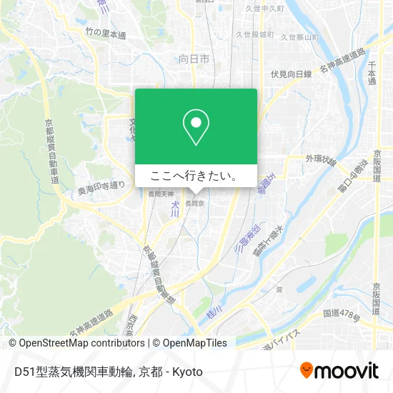 D51型蒸気機関車動輪地図