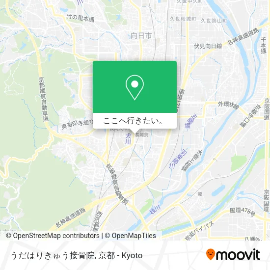 うだはりきゅう接骨院地図