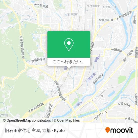 旧石田家住宅 主屋地図