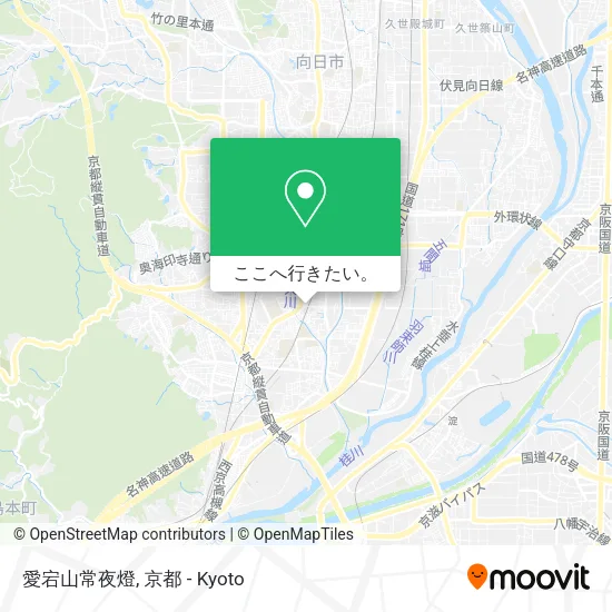 愛宕山常夜燈地図