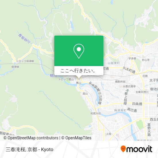 三春滝桜地図