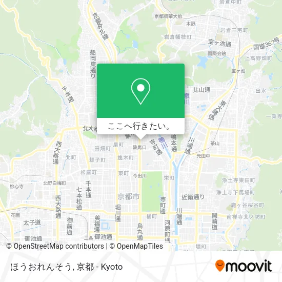 ほうおれんそう地図