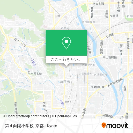 第４向陽小学校地図