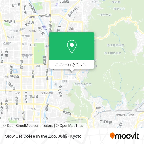Slow Jet Cofee In the Zoo地図