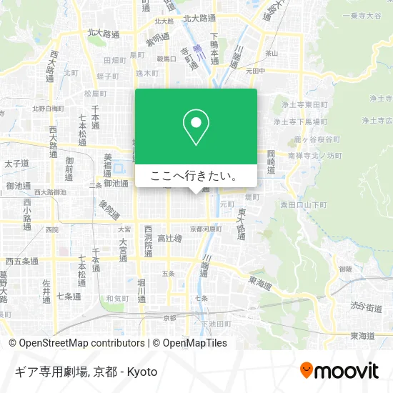 ギア専用劇場地図