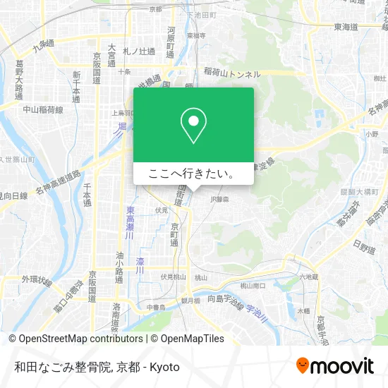 和田なごみ整骨院地図