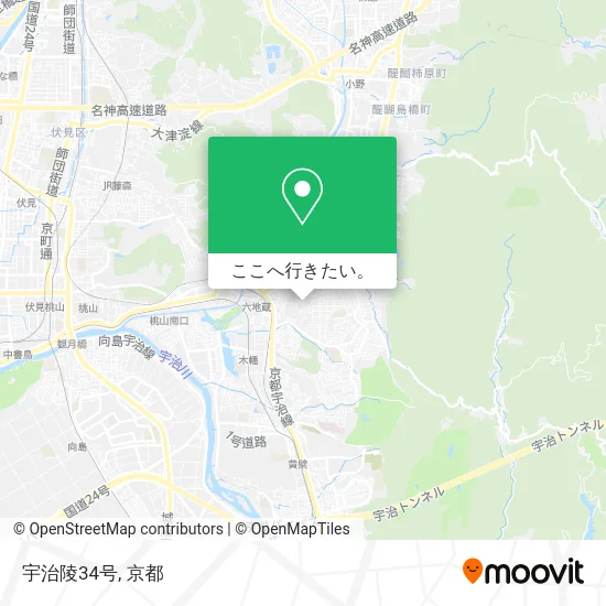宇治陵34号地図