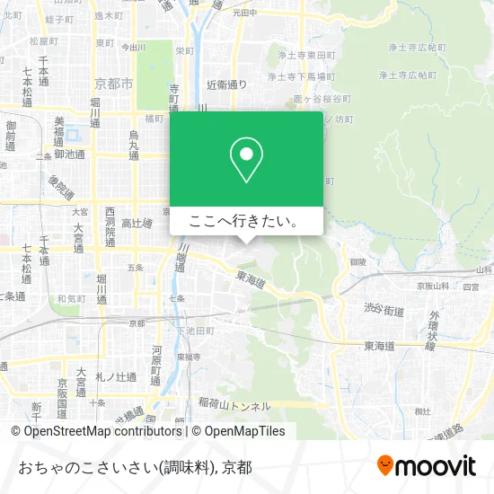 おちゃのこさいさい(調味料)地図