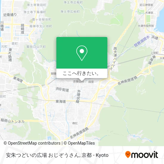 安朱つどいの広場 おじぞうさん地図