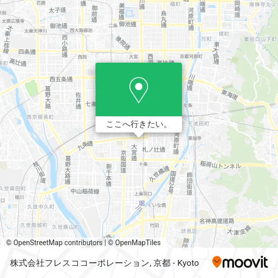 株式会社フレスココーポレーション地図