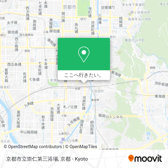 京都市立崇仁第三浴場地図