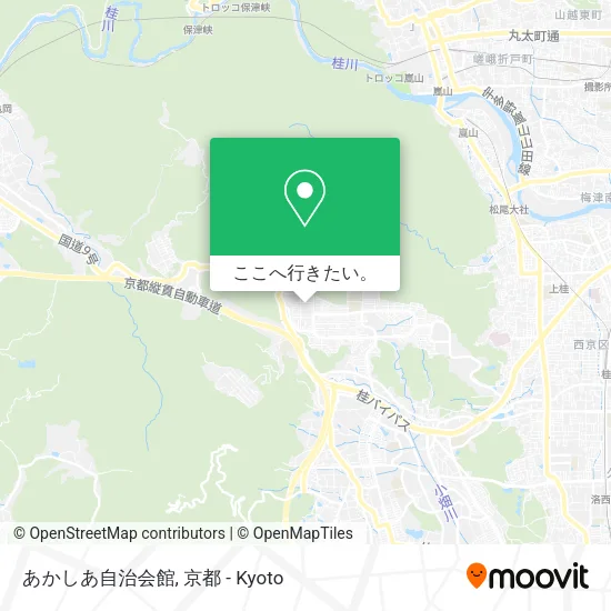 あかしあ自治会館地図