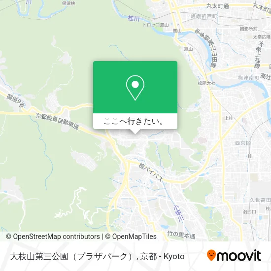 大枝山第三公園（プラザパーク）地図