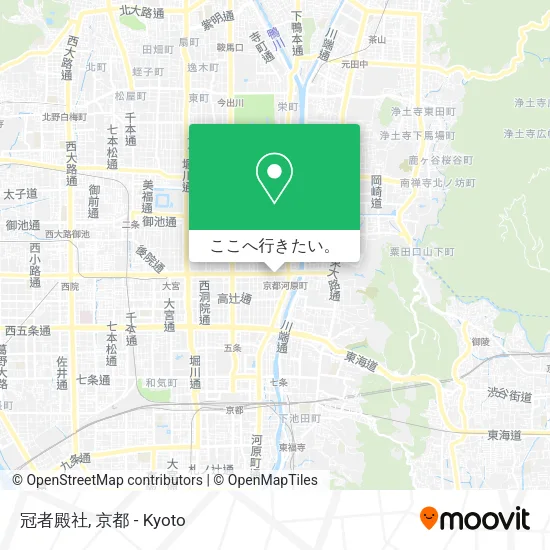 冠者殿社地図