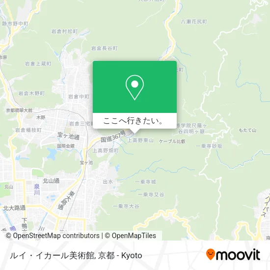 ルイ・イカール美術館地図