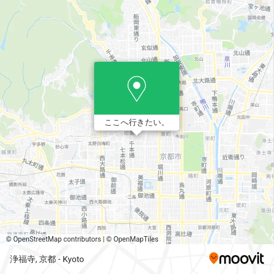 浄福寺地図