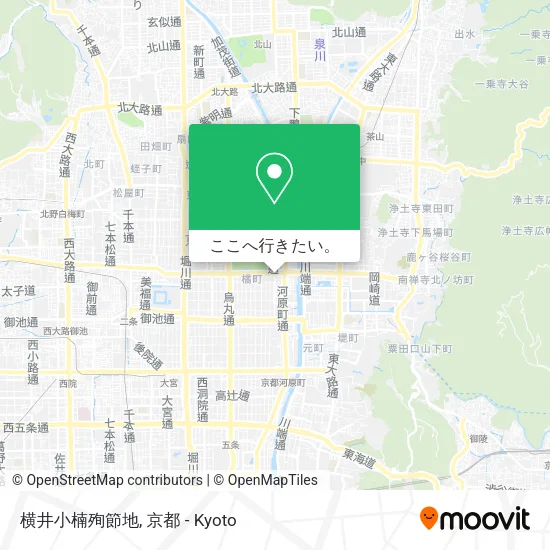 横井小楠殉節地地図