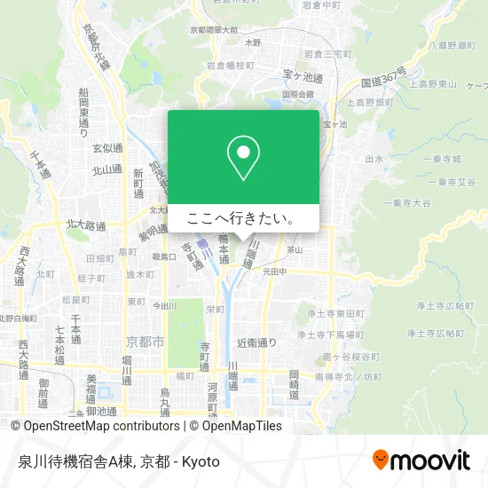 泉川待機宿舎A棟地図