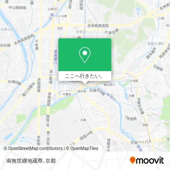 南無世継地蔵尊地図