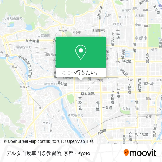 デルタ自動車四条教習所地図