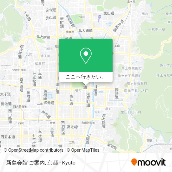 新島会館 ご案内地図