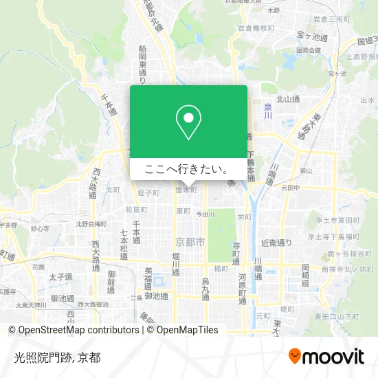 光照院門跡地図