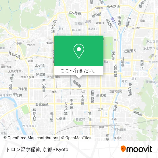 トロン温泉稲荷地図