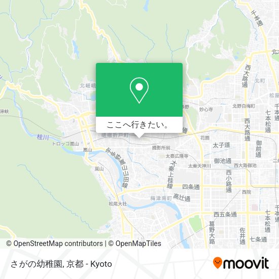さがの幼稚園地図