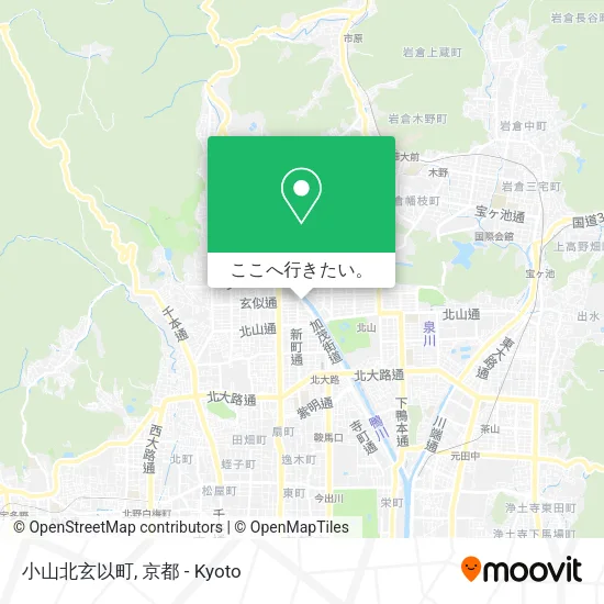 小山北玄以町地図