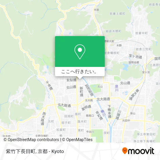 紫竹下長目町地図