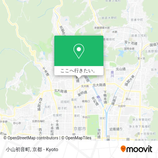 小山初音町地図