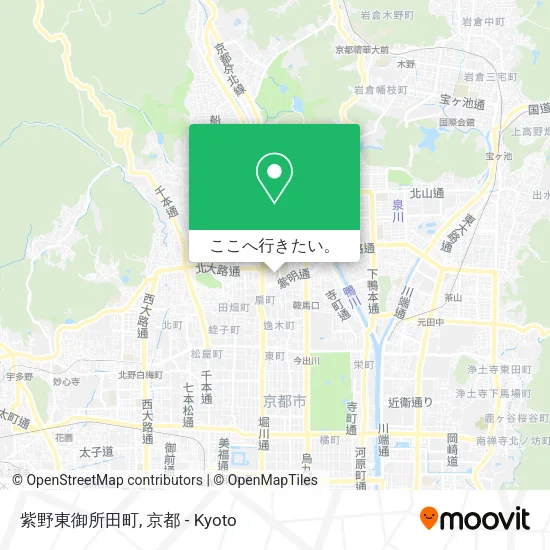 紫野東御所田町地図