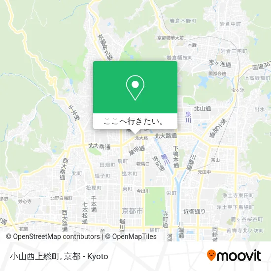 小山西上総町地図