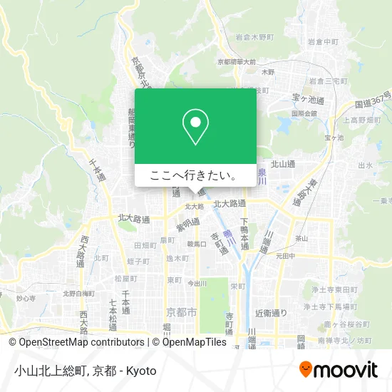 小山北上総町地図