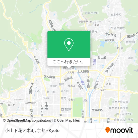 小山下花ノ木町地図