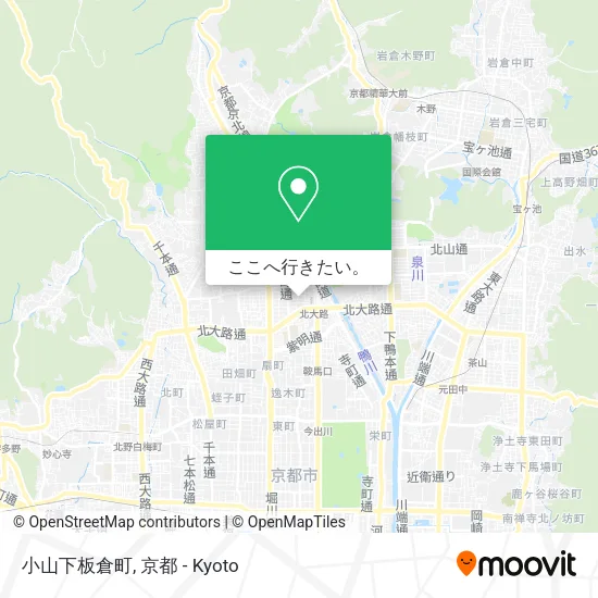 小山下板倉町地図