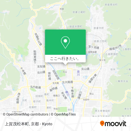 上賀茂松本町地図